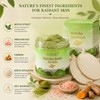 Matcha Turmeric Body Scrub for Exfoliating – Himalayan Salt Polish