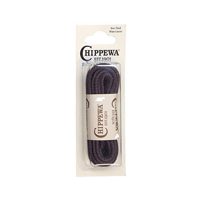 63" Chippewa Sta-Tied Wax Laces, Brown