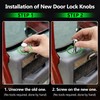 Fits Chevy Truck 1973-1987 C10 Billet Aluminum Door Lock Knobs