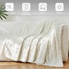 Guchuang Bedding Cream White Fleece Throw Blanket 150x200cm - Ultra