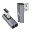 QIANRENON 90° Angle USB C to USB Adapter 10Gbps USB