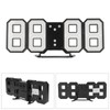 3D LED Digital Desktop Clock Dimmable Snooze Time Memory 12