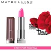 Maybelline Color Sensational Creamy Matte Lipstick, Faint For Fuchsia, 0.15