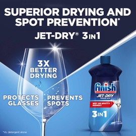 Finish Jet Dry Dishwasher Rinse Aid, 8.45 Ounce