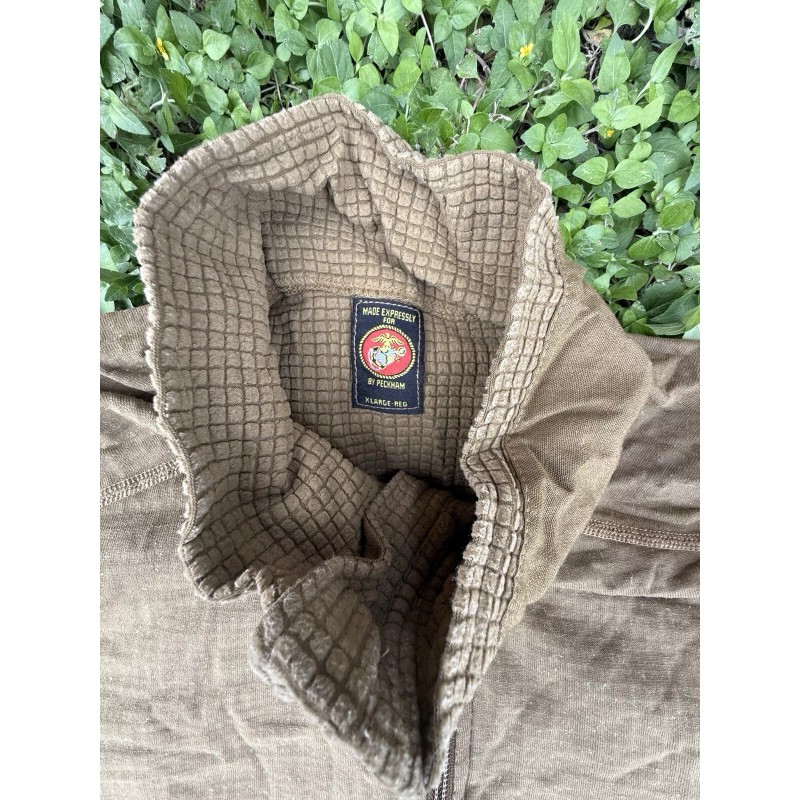 USMC Grid Fleece FROG Fire Resistant Size XL-R Coyote Polartec