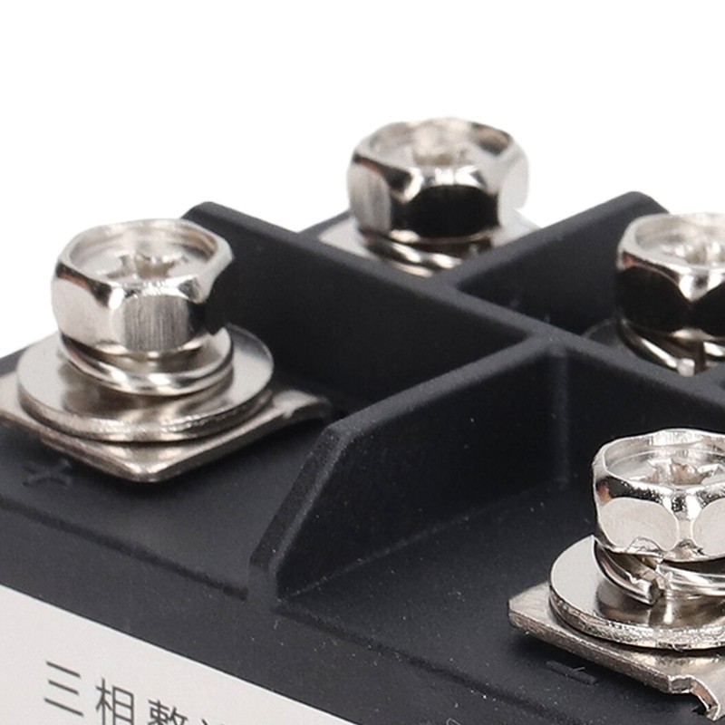 3 Phase Bridge Rectifier 75A 5 Terminal ABS Brass Heat