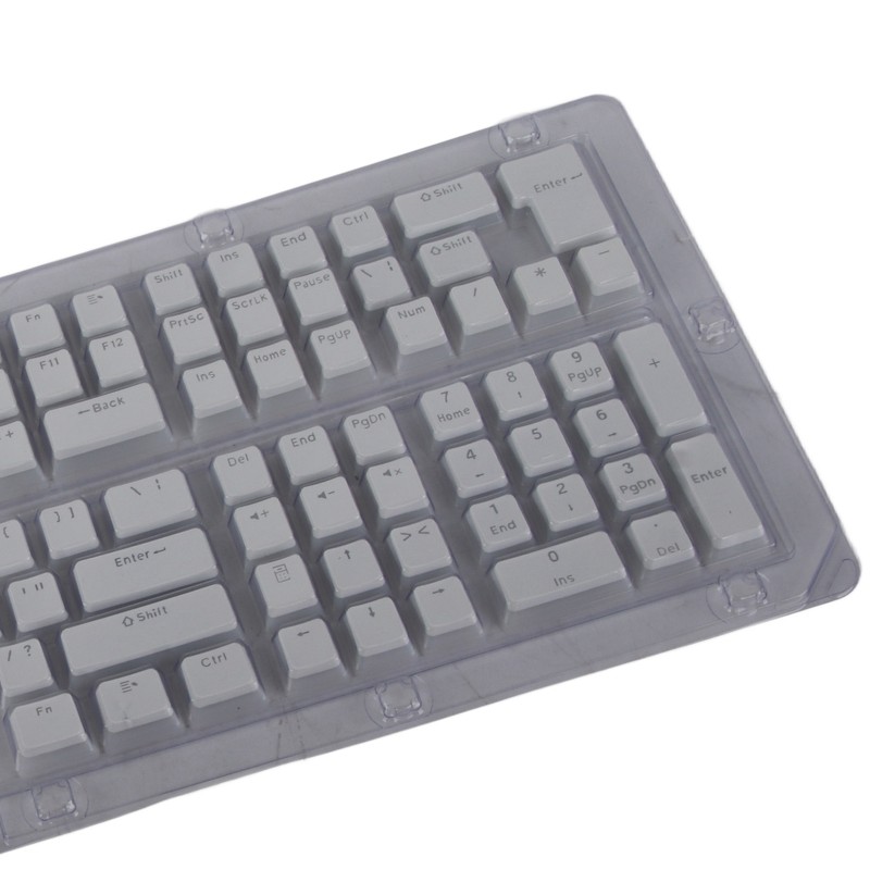 Keyboard Keycaps 132 Keys Pudding Transparent OEM Height PBT Two