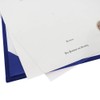 GraduationMall Handcrafted Imprinted Diploma Cover 6" x 8" (Royal)