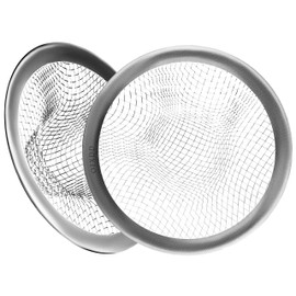 OFXDD - Desagüe para Fregadero de 3 Pulgadas, colador de Fregadero, Protector de desagüe para el Cabello, desagüe para el Fregadero, desagüe de lavandería (Paquete de 2)