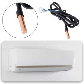 YINETTECH Air Conditioning Temperature Sensor Thermistor Probe Compatible with Gree Air Conditioner 15K Ring Copper Head 20K Pipe Temperature