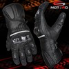 MOTERO Mens Warm Motorcycle Riding Gloves Full Finger Motorbike Leather