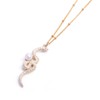 Palnart Poc: Serpence Necklace NE488, Pewter