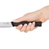 OXO Good Grips Cuchillo Utilitario Dentado de 5 pulgadas, Plateado/Negro