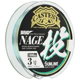 SUNLINE Nylon Line CASTEST Throw, 1,000m Single Item, No. 3, 4 Colors
