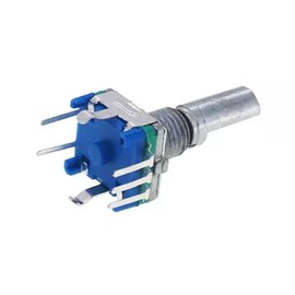 Ouitble 5pcs EC11 360 Degree Digital Potentiometer 5 Pin Rotary Encoder Code Switch 20mm Handle Length for Electronics Projects Data Input