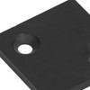 5Pcs Profile End Caps Double Slots Aluminum Alloy Cover Plate
