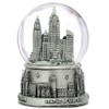 New York City Snow Globe NYC Souvenir 3.5 Inches Silver