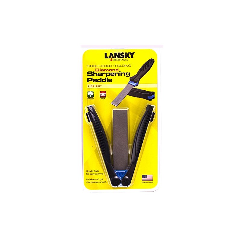 Lansky Sharpeners Fine Folding Diamond Paddle - Black