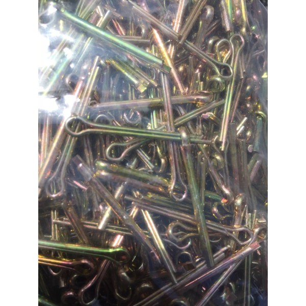 Unbranded 400 Qty—3/32 x 1" Zinc Plated Cotter Pins