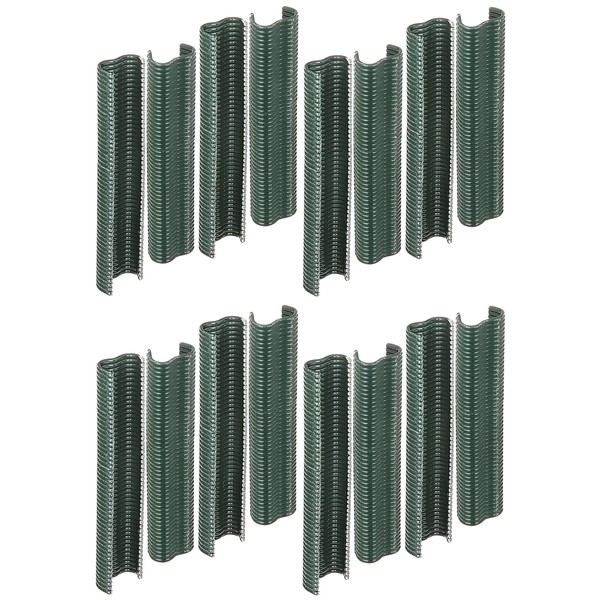 Alberts 531195 Wire Clips Zinc Phosphated Green Plastic-Coated Width 22