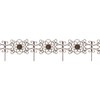 Grasslands Road Angel's Court Heavy Copper Finish Metal Scrolled Fence