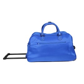 World Traveler 21-Inch Carry-On Rolling Duffel Bag, Royal Blue