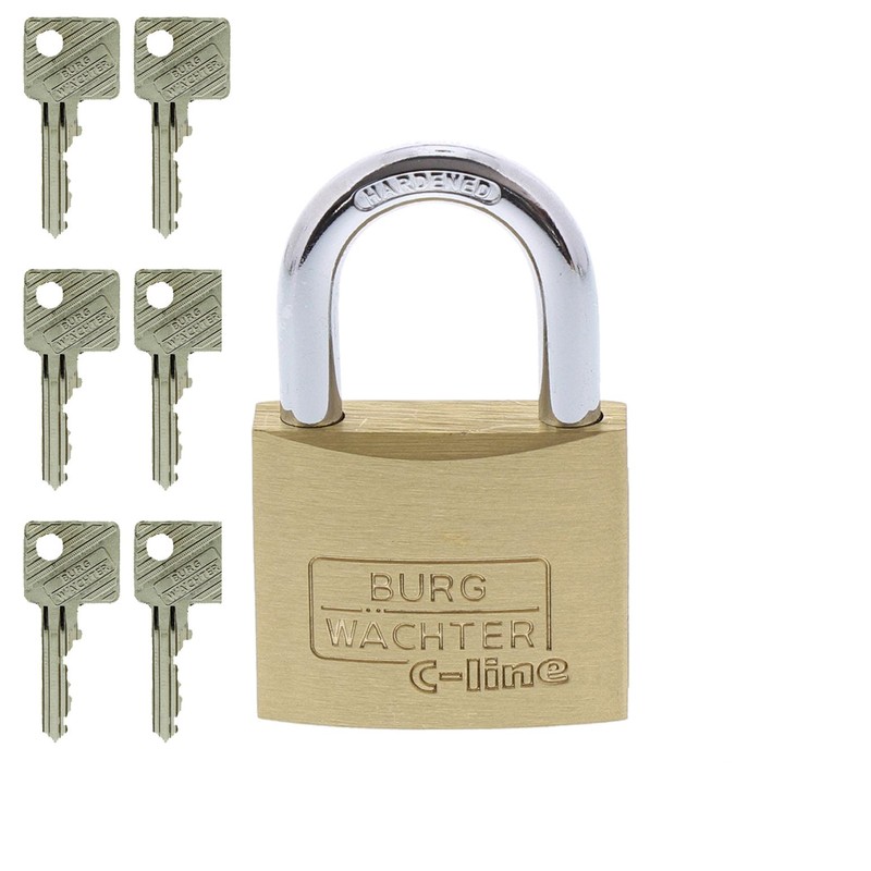 Burg Wächter 222 °C-Line Padlock, 40 mm, 1 piece 105021994