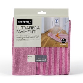 Perfetto Double-Face Microfiber Floor Cloth, Dimension- 50 X 60 cm, Fabric Avio/Cipria, One Size