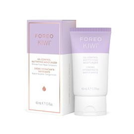 FOREO KIWI Regulador de sebo hidratante y matificante - Cuidado tras herramienta de microdermoabrasión y extractor de puntos negros - Piel grasa con acné - Probado dermatológicamente - Vegano, 40 ml