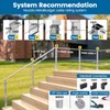 Muzata 60 Pack 1/8" Cable Railing Hardware Kit Hand Swage