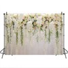 Mocsicka Wedding Flower Backdrop Wall Floral Bridal Shower Backdrops for