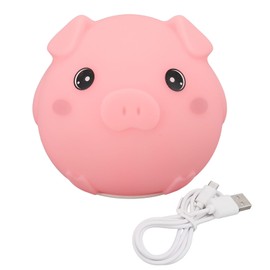Cute Pig Night Light LED Color Changing Ambiance Lamp Rechargeable Cartoon Infant Sleep Lamp for Home