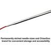 ChiaoGoo Red Lace 16 inch (40cm) Circular Knitting Needles US