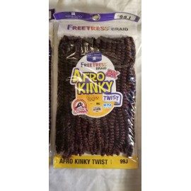 freetress 2 PACKS FREETRESS BRAID AFRO KINKY TWIST IN COLOR 99J