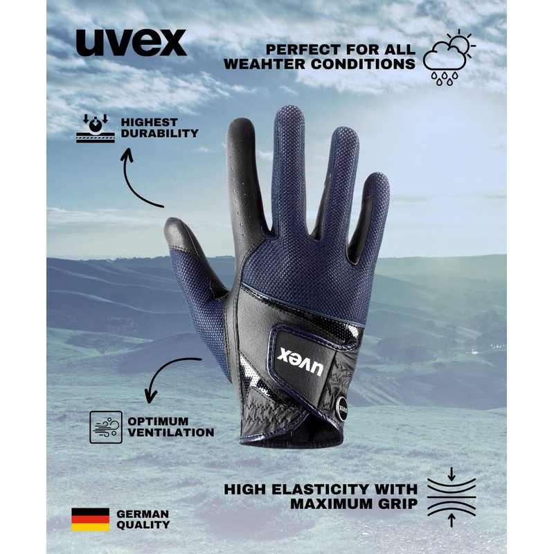 Uvex Sumair - Flexible Riding Gloves for Men and Women