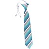 TigerTie Security Tie in Striped - Pre-tied with Elastic Band,