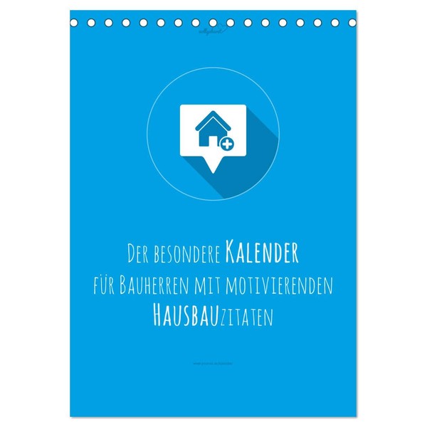 vollgeherzt: The Special Calendar for Builders with Motivational Home Building