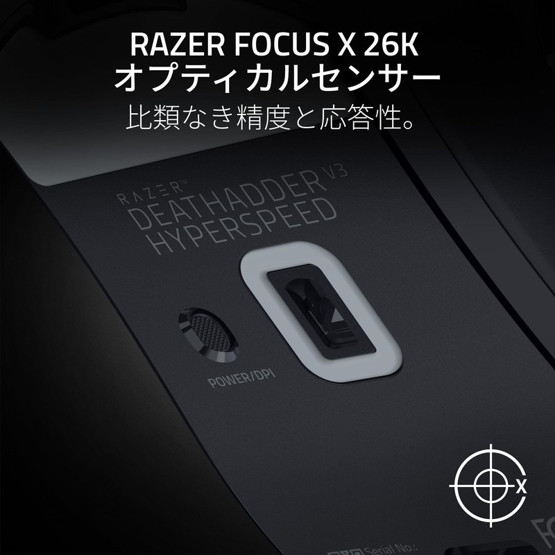 Razer DeathAdder V3 HyperSpeed Wireless Gaming Mouse, Ultra Lightweight, 2.0
