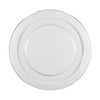 Mian White Plastic Lids fits Luminarc Working Glass 6 Pack