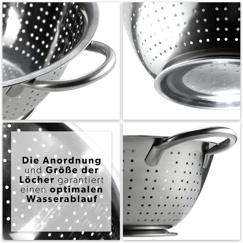 KADAX Stainless Steel Noodle Strainer Colander Colander Kitchen Colander Filter