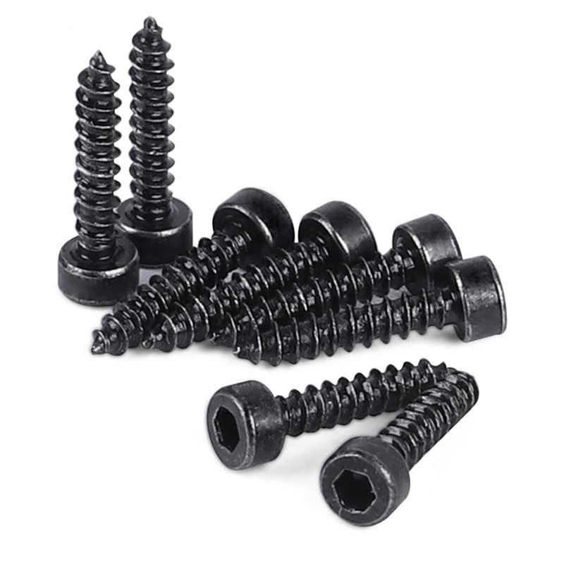 Niooliuk M2mm x 10mm Full Thread Hex Head Self Tapping