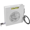 Azeeda 'Dragon Emblem' Keyring Tape Measure/Spirit Level Tool (KM00037116)