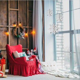 CCINEE Christmas Tree Decorations Christmas Snowflake Ornament Snowflake Snowflake Ornament Christmas Decorations Snowflake Ornaments Party Christmas Decorations 12pcs (2)