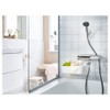 Ikea Tisken Basket with Suction Cup for Storage, White(Polycarbonate Plastic,