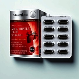 Liver-good Milk Thistle Plus Effect: Approximately 2 months' worth of Milk Thistle Plus: Approximately 2 months' worth / 간에좋은 밀크시슬 플러스 효과 약2개월분 밀크시슬 플러스 약2개월분