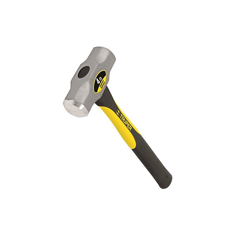 Truper 30927 4 Pound Engineer Hammer with 15-Inch Fiberglass Handle