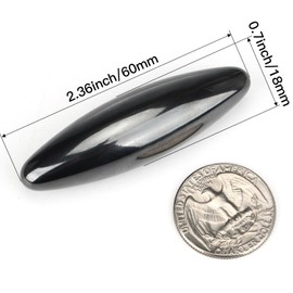 Wzone 60x18mm Strong Rattle Magnets, 6 Oval Magnets, Fidget Magnets, ADHD Toys, Decompression Magnets Suitable for Education, Entertainment