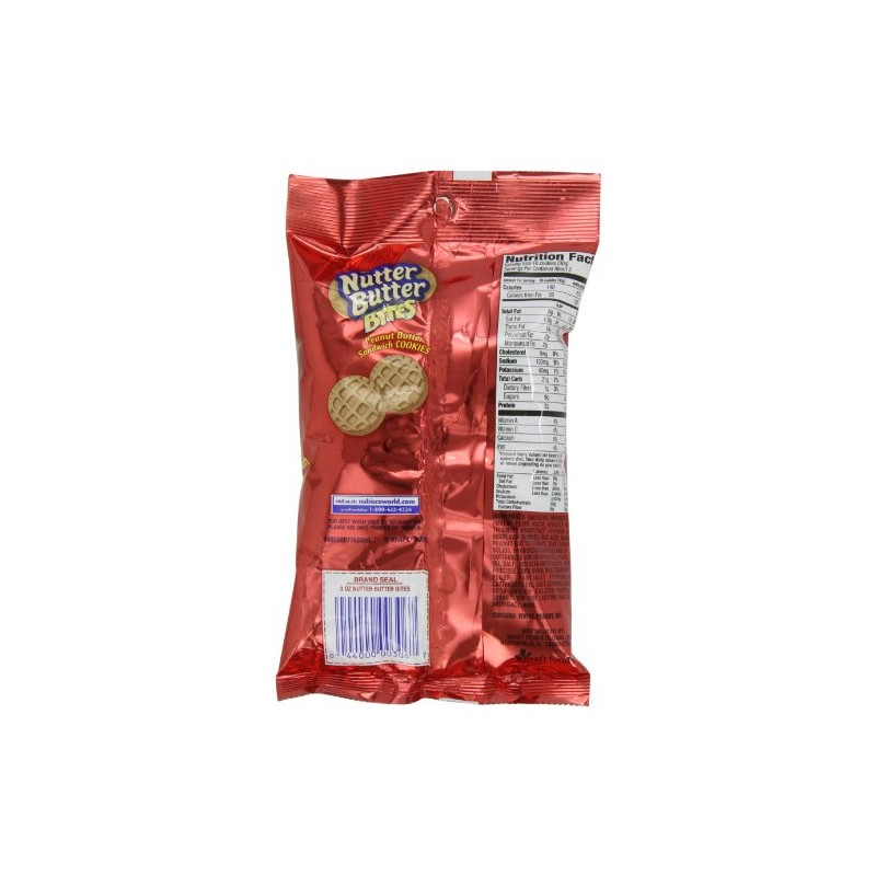 Nabisco Nutter Butter Bites, 3-Ounces (Pack Of 12)