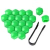 17 mm Nut Covers, Pack of 20 Wheel Bolt Caps