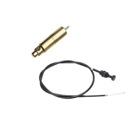 JIK Carburetor Choke Cable & Valve Plunger Kit Replacement for Honda Rancher 350 TRX350FM TRX350TE TRX350TM TRX350FE 2000-2006 / Foreman 400 TRX400FW 1995-2005